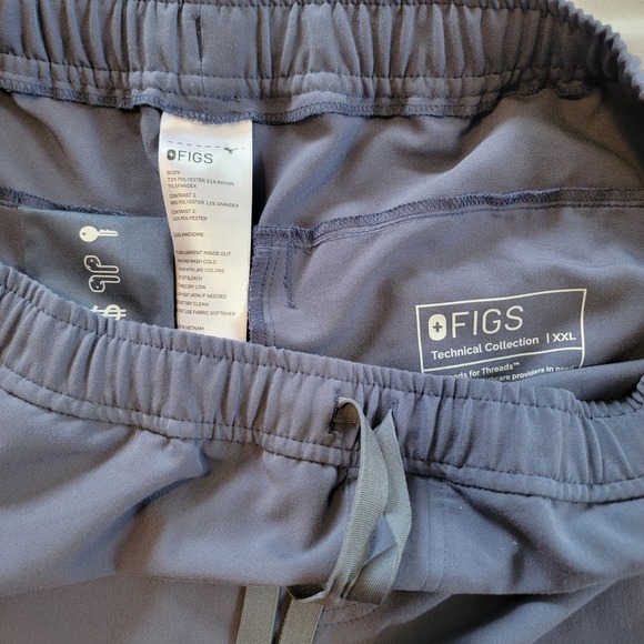Figs Pants - FIGS Zamora Jogger Scrub Pants Womens 2XL Charcoal Tansen Nurse Hospital